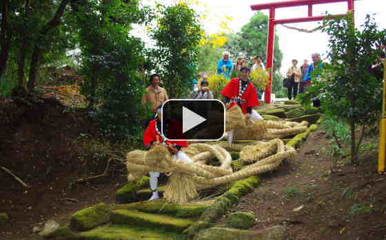 大浦の山神祭りビデオ上映 - YouTube